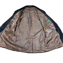 Load image into Gallery viewer, Vintage 90s Ralph Lauren Black Corduroy Blazer Two-Button Sport Coat Size XL
