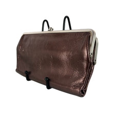 Load image into Gallery viewer, HOBO Metallic Bronze Leather Purse &amp; Wallet Set
