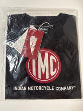 Load image into Gallery viewer, Indian Motorcycle Black Circle Icon T Shirt
