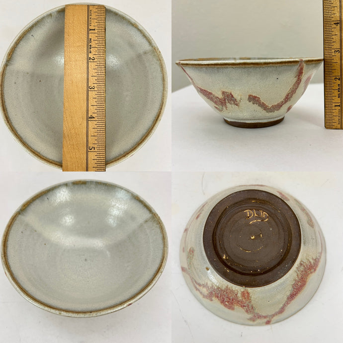 Small Shallow Studio Pottery Bowl Signed