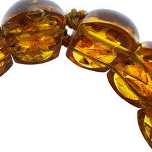 Load image into Gallery viewer, Vintage Authentic Amber Chunky Stretch Bracelet
