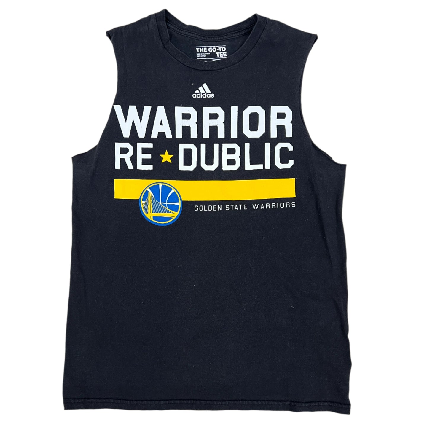 Adidas Golden State Warriors Sleeveless Shirt Size Small