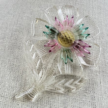 Load image into Gallery viewer, Vintage Acrylic Flower Power Brooch 3.5”
