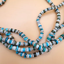 Load image into Gallery viewer, Vintage 925 Multi-Strand Heishe Bench Bead Necklace
