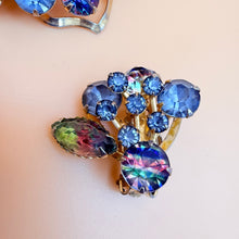 Load image into Gallery viewer, VTG 50s Juliana Watermelon Rhinestone Brooch Set
