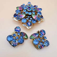 Load image into Gallery viewer, VTG 50s Juliana Watermelon Rhinestone Brooch Set
