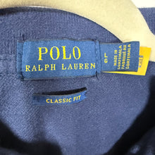 Load image into Gallery viewer, Polo Ralph Lauren Navy Graphic Polo Shirt Classic Fit Size Large
