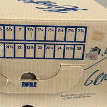 Load image into Gallery viewer, Vintage Army Service Field Cap Military Hat w Box Size 7 1/8
