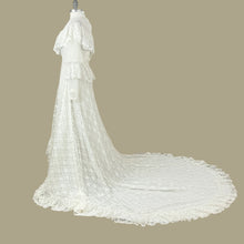 Load image into Gallery viewer, Vintage Bohemian Lace Wedding Dress Size XS

