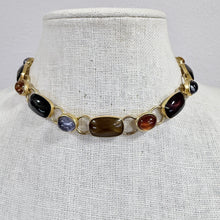 Load image into Gallery viewer, Multi-Colored Cabochon Necklace
