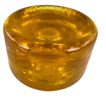 Load image into Gallery viewer, Blenko Heavy Amber Art Glass Candlestick
