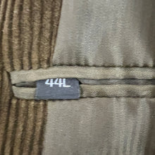 Load image into Gallery viewer, VTG Brown 100% Cotton Corduroy Blazer 44L
