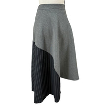 Load image into Gallery viewer, Pinstripe Asymmetrical Skirt Size XL
