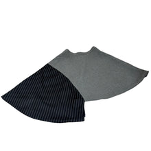 Load image into Gallery viewer, Pinstripe Asymmetrical Skirt Size XL by Karen Ubani
