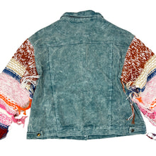 Load image into Gallery viewer, Pol Siage Cropped Oversized Pullover Thermal Sweatshirt Size Small
