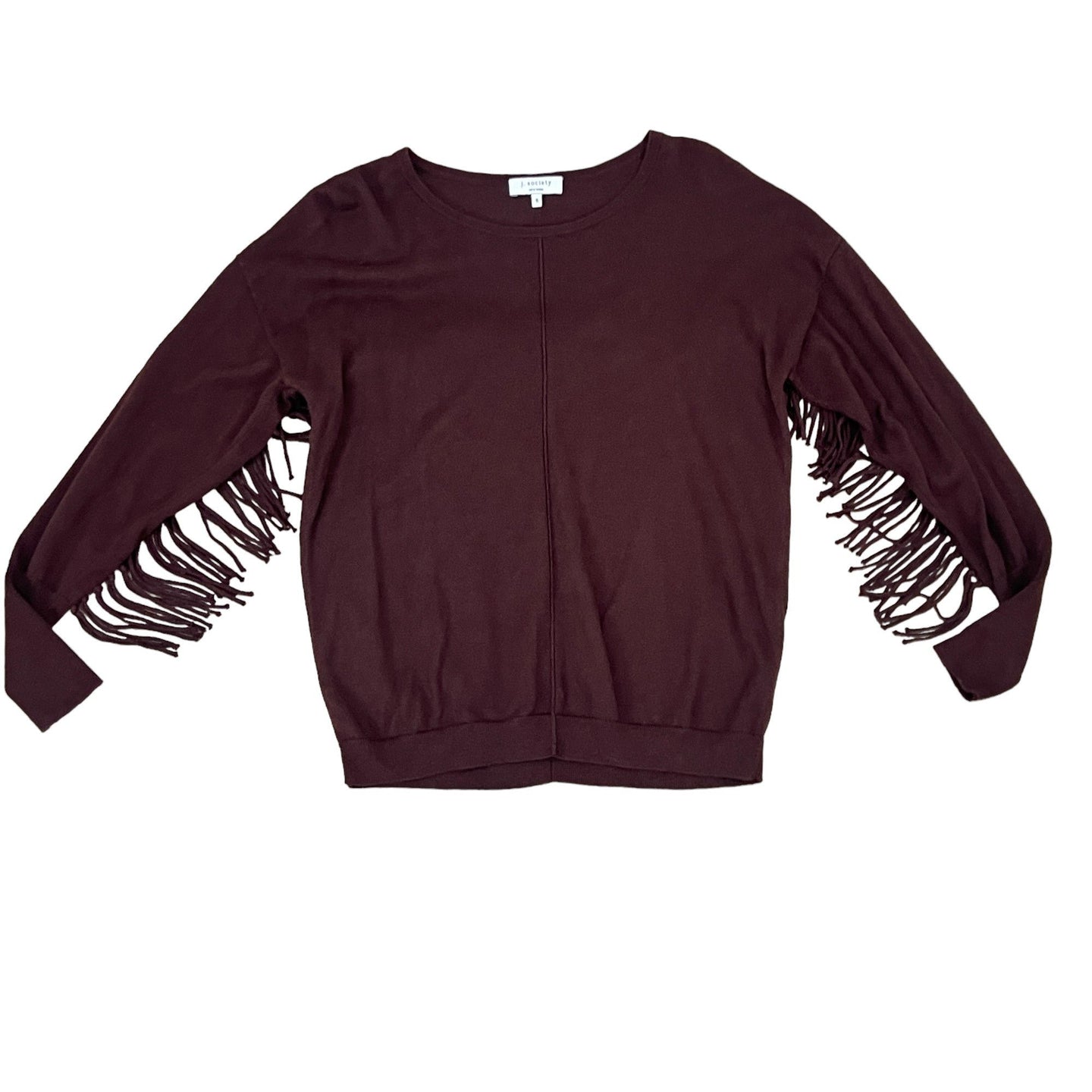 J.Society Women Fringe Sweater Size Small