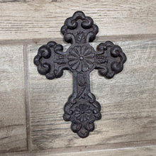Load image into Gallery viewer, Vintage Lot of 4 Resin Wall Crosses Gallery Wall Set
