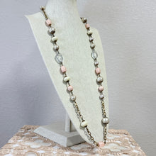 Load image into Gallery viewer, Vintage Yosca Faux Pearl Long Flapper Station Necklace
