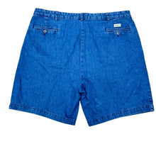 Load image into Gallery viewer, 90s Polo Ralph Lauren Pleated Cotton Denim Tyler Short Size 40
