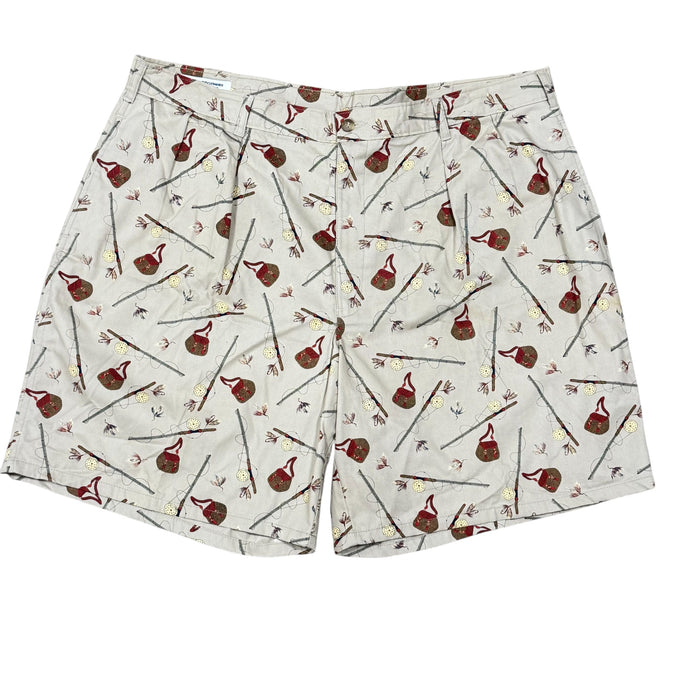 Vintage Brooks Brothers Fly Fishing Cotton Shorts Size 40