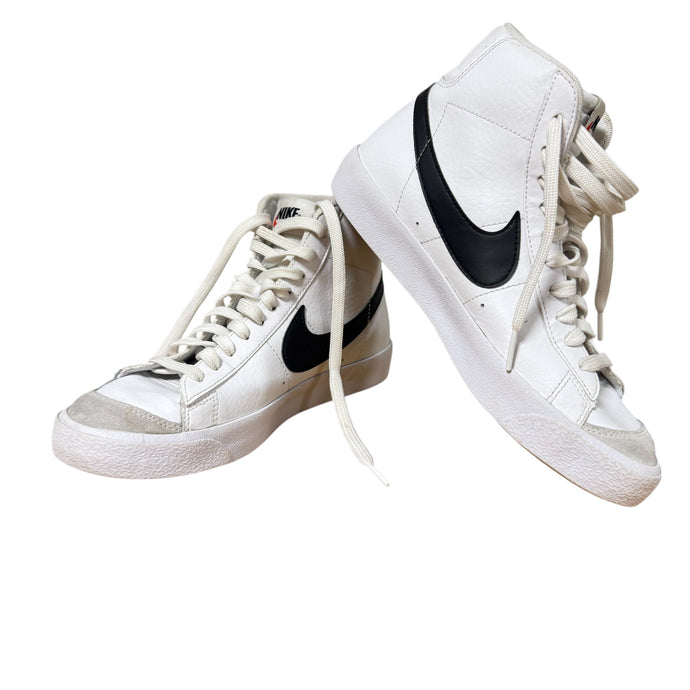 Nike Blazer Mid ’77 White Leather High Top Sneakers Men’s 6.5Y / Women’s 8