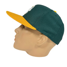 Load image into Gallery viewer, Oakland A&#39;s Elephant All Star 2014 Fitted Hat Green/Yellow Size 7 1/4
