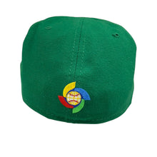 Load image into Gallery viewer, New Era Mexico Baseball Fitted Hat Green/Red Size 7 1/4
