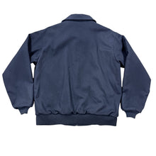 Load image into Gallery viewer, Vintage L.L. Bean Navy Blue Wool Bomber Jacket Large
