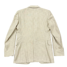 Load image into Gallery viewer, 80s Kuppenheimer Beige Two Button Blazer Linen Blend 42R
