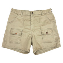 Load image into Gallery viewer, Vintage Khaki High Waist Cargo Shorts
