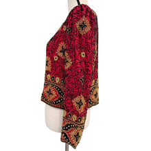 Load image into Gallery viewer, 90s Adrianna Papell Silk Beaded Sequin Jacket Size Medium Petite
