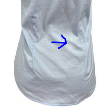 Load image into Gallery viewer, Rochelle Behrens “The Shirt” Anti-Gape Button Down Pale Blue Size XS
