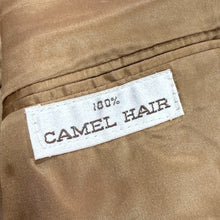 Load image into Gallery viewer, Vintage 100 Camel Hair Blazer Sport Coat USA
