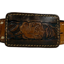 Load image into Gallery viewer, Vintage 70s John Tooled Leather Western Belt Size 38
