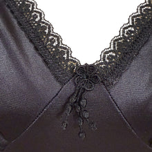 Load image into Gallery viewer, Vintage Black Nylon Slip Dress Size 40
