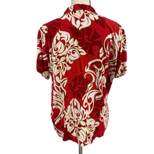 Load image into Gallery viewer, VTG 90s Hawaiian Reserve Collection Red Floral Aloha Shirt
