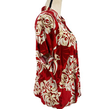 Load image into Gallery viewer, VTG 90s Hawaiian Reserve Collection Red Floral Aloha Shirt
