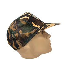 Load image into Gallery viewer, VTG 70s Hi/Lo Auto Supply Camo Snapback Trucker Hat
