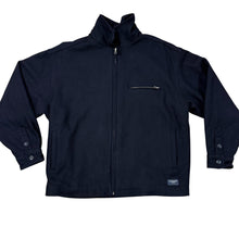 Load image into Gallery viewer, 2010s Abercrombie &amp; Fitch Navy Wool Blend Full Zip Jacket
