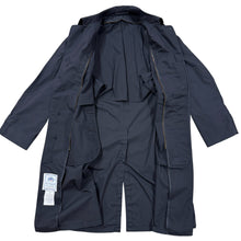 Load image into Gallery viewer, 2000s Black All Weather Trench Overcoat 42L
