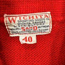 Load image into Gallery viewer, VTG Sand Red Knit Cardigan Size Small
