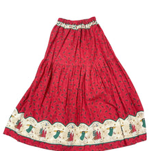 Load image into Gallery viewer, VTG Christmas Prairie Skirt &amp; Vest Set Size Small
