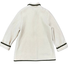 Load image into Gallery viewer, Vintage 70s Cream Boiled Wool Toggle Coat Size Large
