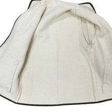 Load image into Gallery viewer, Vintage 70s Cream Boiled Wool Toggle Coat Size Large

