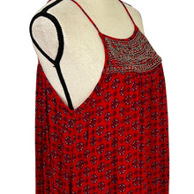 Load image into Gallery viewer, Altard State Red Spaghetti Sun Dress Size Large 
