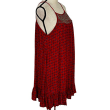 Load image into Gallery viewer, Altard State Red Spaghetti Sun Dress Size Large 
