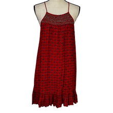 Load image into Gallery viewer, Altard State Red Spaghetti Sun Dress Size Large 
