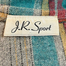 Load image into Gallery viewer, Vintage Plaid Wool Blend Cape Wrap One Size
