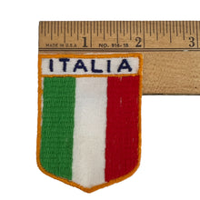 Load image into Gallery viewer, Vintage Italia Flag Italy Souvenir Sew On Embroidered Patch Badge 
