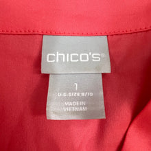 Load image into Gallery viewer, Chico&#39;s Coral Long Sleeves Midi Dress Size 1
